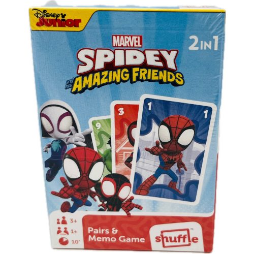 Memória Kártya, Spidey - Póki és barátai, MINI, Fekete Péter, 6x9 cm dob.