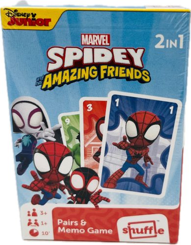 Memória Kártya, Spidey - Póki és barátai, MINI, Fekete Péter, 6x9 cm dob.