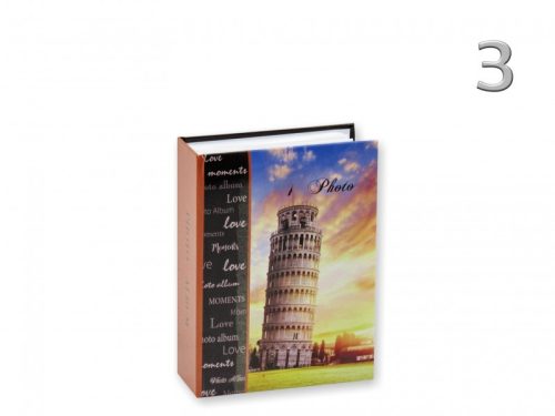 Fényképalbum főváros 100db 10x15cm-es képhez Párizs Eiffel torony