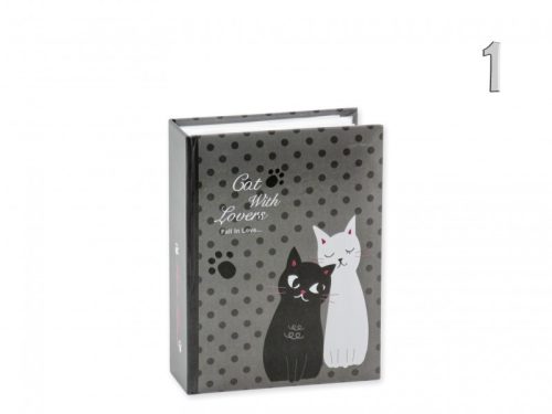 Fényképalbum cicás 100db 10x15cm-es képhez MM46100 BLACK/WHITE