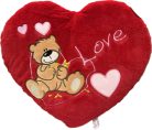 SZÍV PÁRNA PLÜSS nagy "Love" Macis 46*38CM