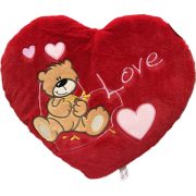 SZÍV PÁRNA PLÜSS nagy "Love" Macis 46*38CM