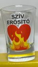 Vicces pálinkás pohárszett 6db-os 35ml "Rövid és ütős"