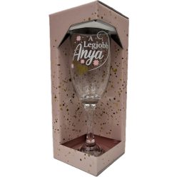 Pezsgős pohár 190ml "A Legjobb Anya"