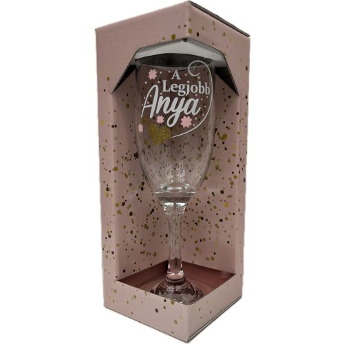 Pezsgős pohár 190ml "A Legjobb Anya"