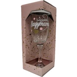 Pezsgős pohár 190ml "A Legjobb Nagymama"
