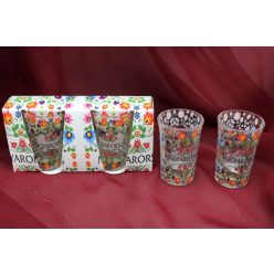 2 db-os pálinkás pohár szett magyaros