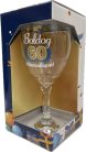 Boros pohár 220ml Boldog 60 születésnapot!