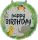 18 inch-es Happy Birthday Dzsungel Állatok Fólia Lufi