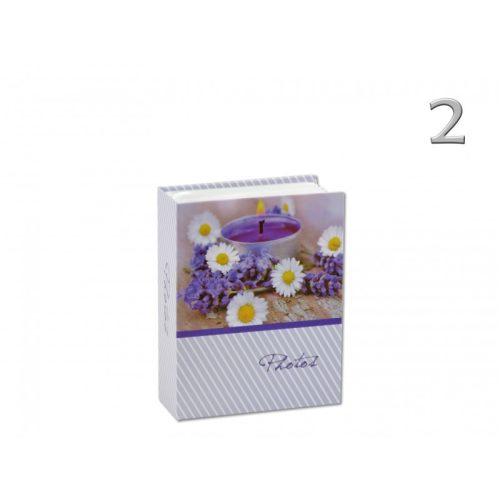 Fényképalbum levendulás 100db 10x15cm-es képhez MM46100 LAWENDER