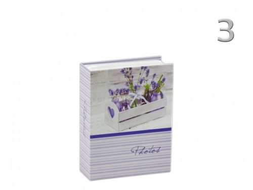 Fényképalbum levendulás 100db 10x15cm-es képhez MM46100 LAWENDER