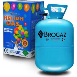 Hélium Palack 50 Ballon 23cm/9" Kék dobozos