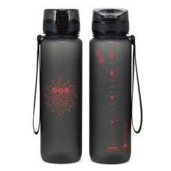   Ars Una BPA-mentes motivációs kulacs matt - 1000 ml - Dark gray