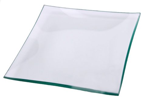 ÜVEGTÁL KOCKA VÍZTISZTA    12*12CM