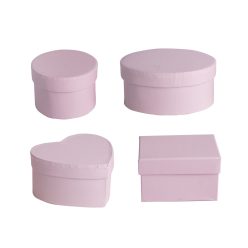 PAPÍRDOBOZ*4 VINT.PINK   12+10+9+12