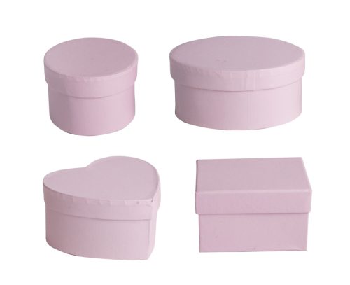 PAPÍRDOBOZ*4 VINT.PINK   12+10+9+12