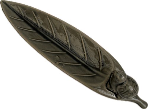 Füstölőtartó kerámia teknős szürke 26cm