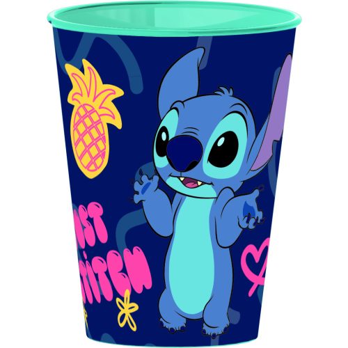 MŰANYAG STITCH E-KISPOHÁR 260ML