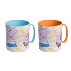 MŰANYAG PEPPA PIG MIK.BÖGR350ML