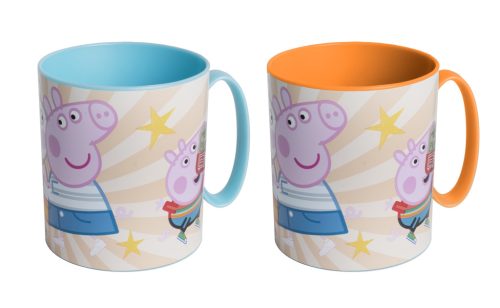 MŰANYAG PEPPA PIG MIK.BÖGR350ML