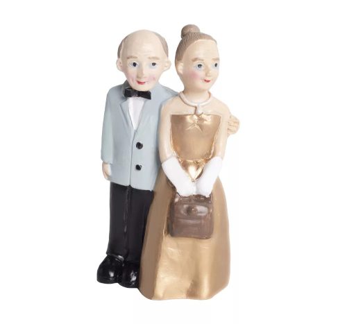 Idős pár 6,1*6,4cm