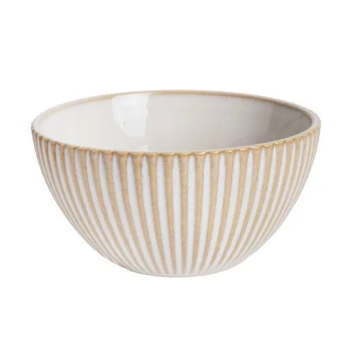 KÉZMŰVES KERÁMIA, MŰZLISTÁL, BORDÁS, BEIGE