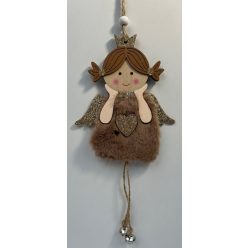Karácsonyi fa angyal bundás 22cm