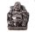 POLIREZIN BUDDHA, SZERENCSEHOZÓ, EZÜST 4*5*6CM