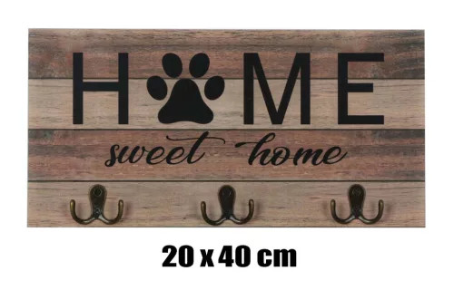 FA FOGAS, 6 DARABOS, NATÚR ÉS FEKETE, MANCS ÉS HOME SWEET HOME