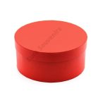 PAPÍRDOBOZ KEREK  22x10 cm PIROS Cikkszám:	ES05627