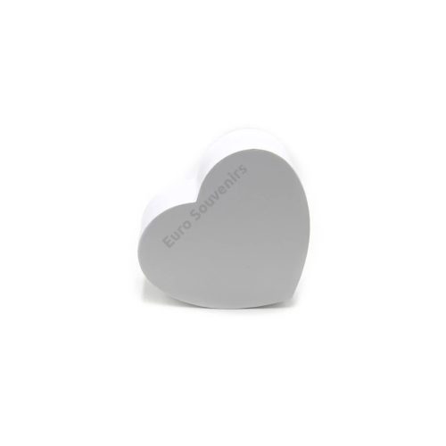PAPÍRDOBOZ SZÍV  22,5x20x9,5 cm FEHÉR Cikkszám:	ES05823