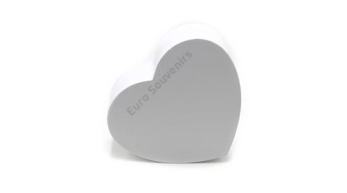 PAPÍRDOBOZ SZÍV  22,5x20x9,5 cm FEHÉR Cikkszám:	ES05823