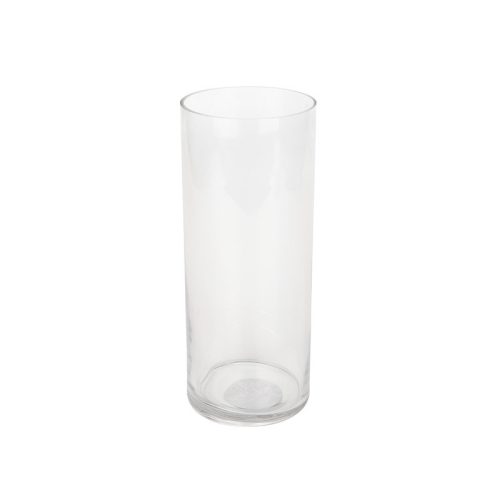 Üvegváza 30cm magas 11cm átmérő