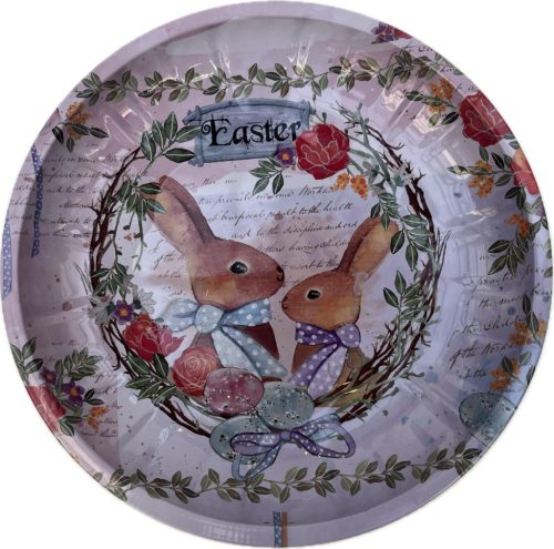 FÉMTÁLCA HÚSVÉTI 19.2cm HKS-4090