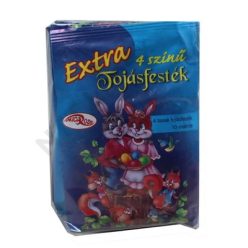 Tojásfesték 4 színű Extra+10db matrica