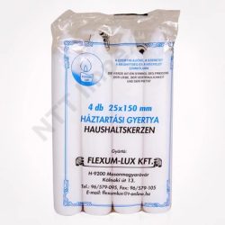 Háztartási gyertya 6,25 dkg/db 4db/cs
