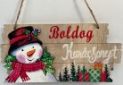Fa akasztós "Boldog Karácsonyt"