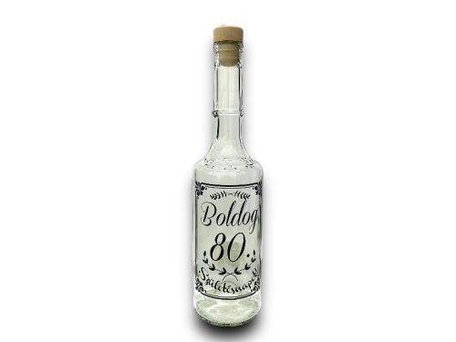 Pálinkásüveg 0,5L 50-es 80-as Leírás: 500ml