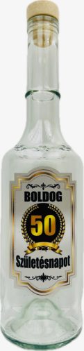 Pálinkásüveg 0,5L 50-es 80-as Leírás: 500ml