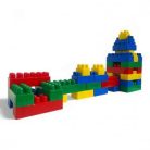 Építőkocka klt., Maxi Blocks, 60 db, fólia csom., 25x13x18 cm