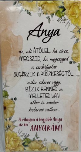 Hűtőmágnes A Legjobb Anya az én Anyukám 7x13,5cm