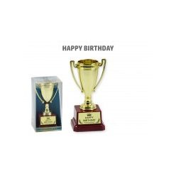 Győztes kupa Happy Birthday 14cm