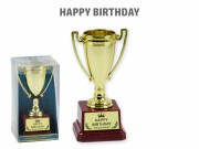 Győztes kupa Happy Birthday 14cm