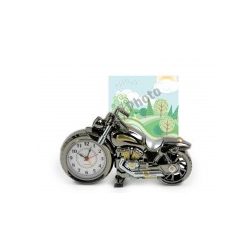 Ébresztőóra motor fényképtartóval 21x12cm