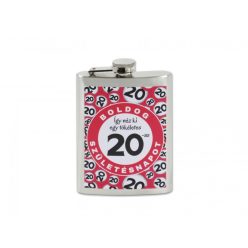 Flaska Boldog 20. Születésnapot 8oz/240ml