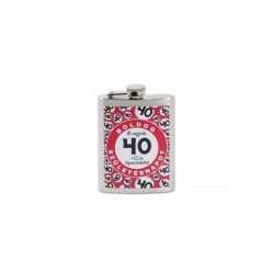 Flaska Boldog 40. Születésnapot 8oz/240ml