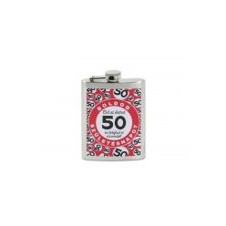 Flaska Boldog 50. Születésnapot 8oz/240ml