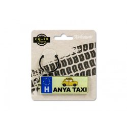 Kulcstartó rendszámtábla Anya taxi 7,5cm