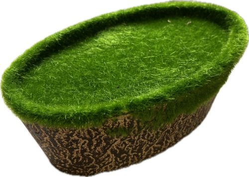 MOHÁS CSERÉP OVÁLIS 20*11,5CM, MAGASSÁG: 8CM  28101
