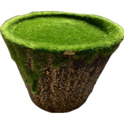   MOHÁS CSERÉP NAGY KEREK, ÁTMÉRŐ: 14*14CM,  MAGASSÁG: 11CM 28102